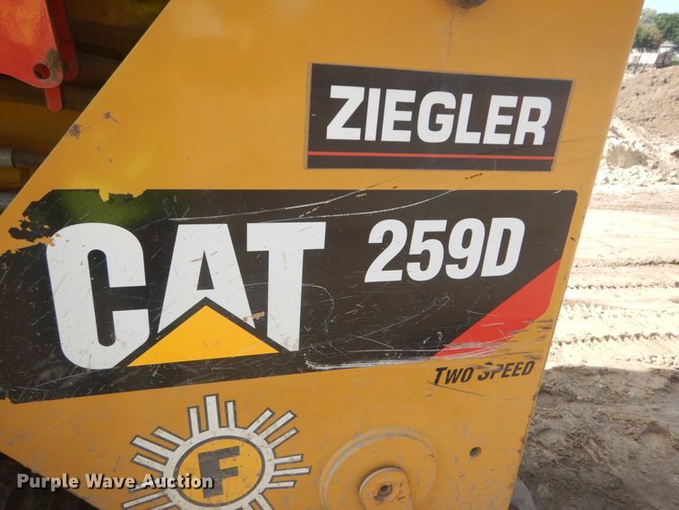 image for item DI1106 2018 Caterpillar 259D  tracked skid steer loader