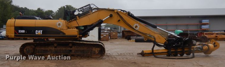 image for item DI1111 2007 Caterpillar 330DL  excavator with Bay Shore Systems LoDril drilling rig