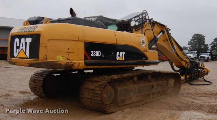 image for item DI1111 2007 Caterpillar 330DL  excavator with Bay Shore Systems LoDril drilling rig