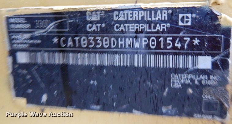 image for item DI1111 2007 Caterpillar 330DL  excavator with Bay Shore Systems LoDril drilling rig