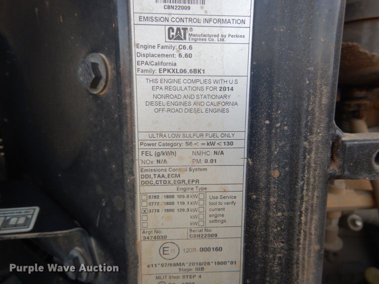 image for item DI1115 2014 Caterpillar 938K  wheel loader