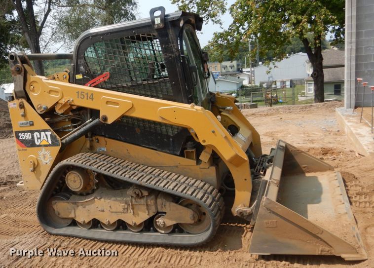image for item DI1127 2019 Caterpillar 259D  tracked skid steer loader