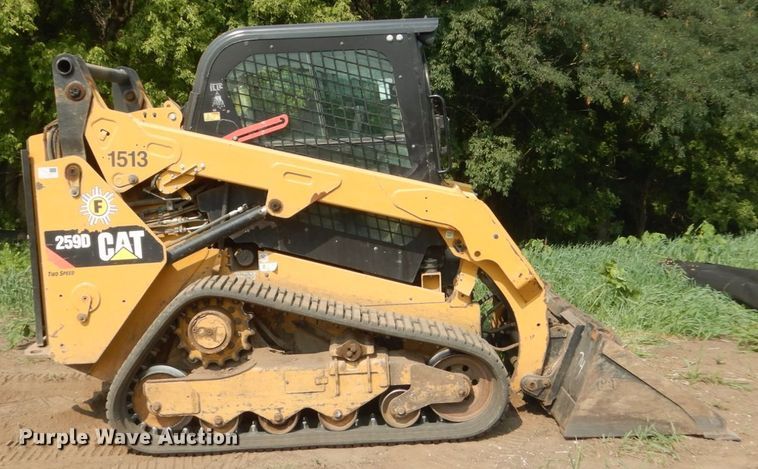 image for item DI1134 2015 Caterpillar 259D  tracked skid steer loader
