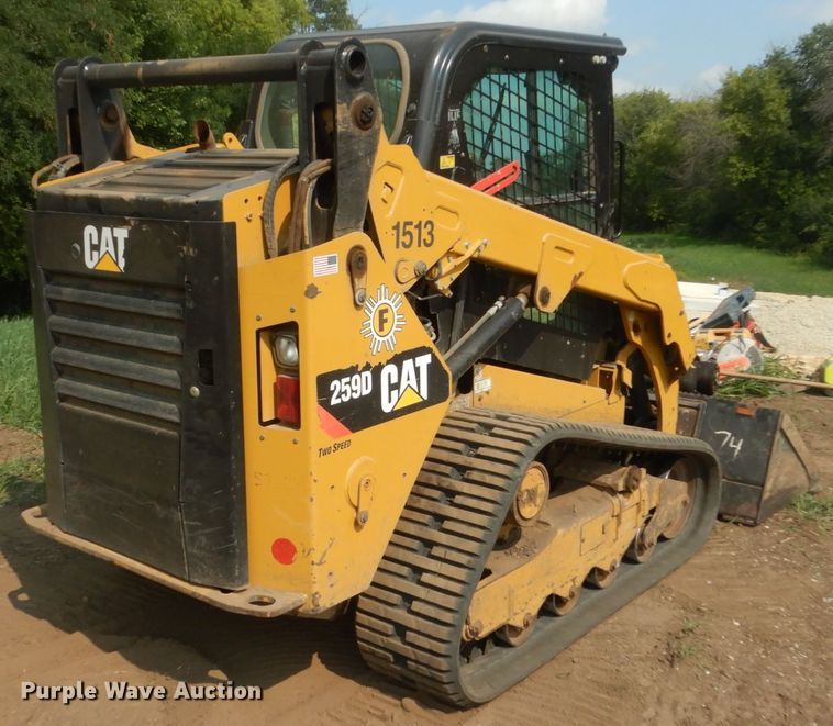 image for item DI1134 2015 Caterpillar 259D  tracked skid steer loader