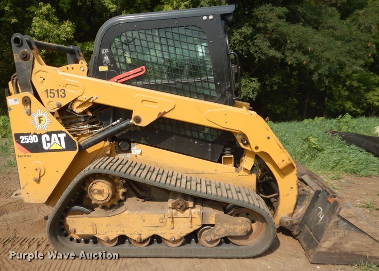 image for item DI1134 2015 Caterpillar 259D  tracked skid steer loader