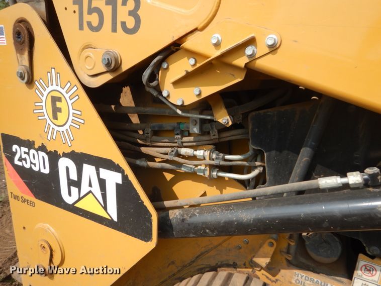 image for item DI1134 2015 Caterpillar 259D  tracked skid steer loader