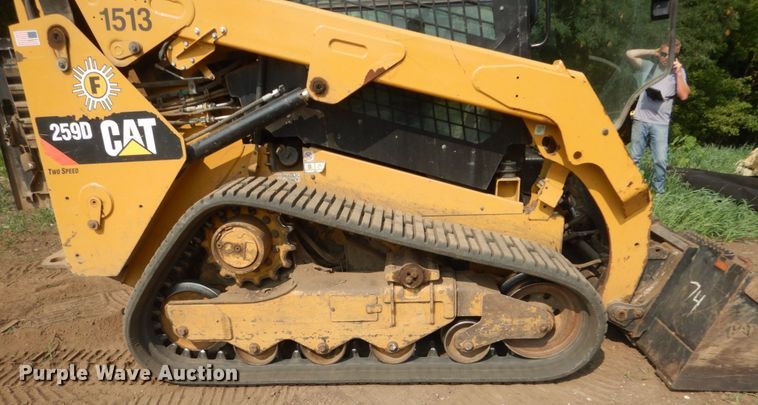 image for item DI1134 2015 Caterpillar 259D  tracked skid steer loader