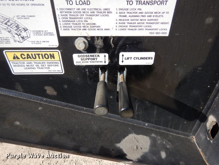 image for item DI1138 2020 Trail King TK110HDG  lowboy equipment trailer