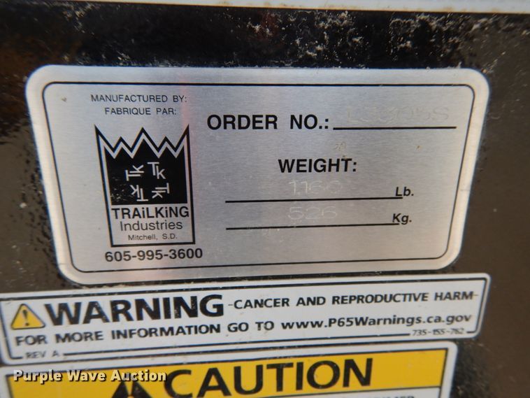 image for item DI1138 2020 Trail King TK110HDG  lowboy equipment trailer