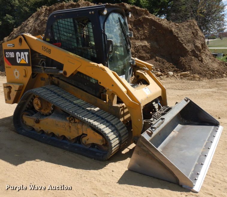 image for item DJ6084 2019 Caterpillar 279D  tracked skid steer loader