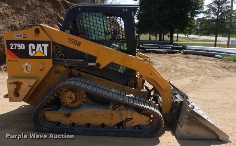 image for item DJ6084 2019 Caterpillar 279D  tracked skid steer loader