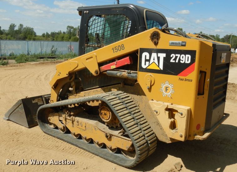 image for item DJ6084 2019 Caterpillar 279D  tracked skid steer loader