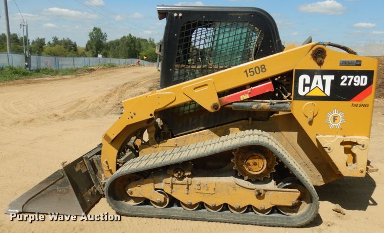 image for item DJ6084 2019 Caterpillar 279D  tracked skid steer loader