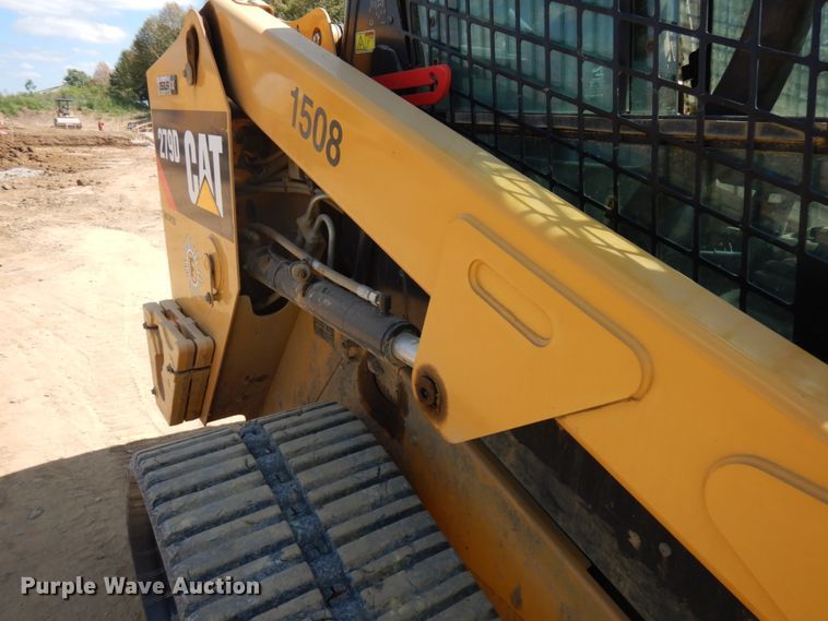 image for item DJ6084 2019 Caterpillar 279D  tracked skid steer loader