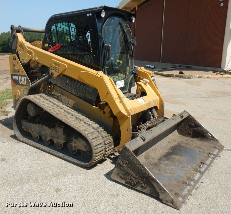 image for item DJ6089 2019 Caterpillar 259D  tracked skid steer loader