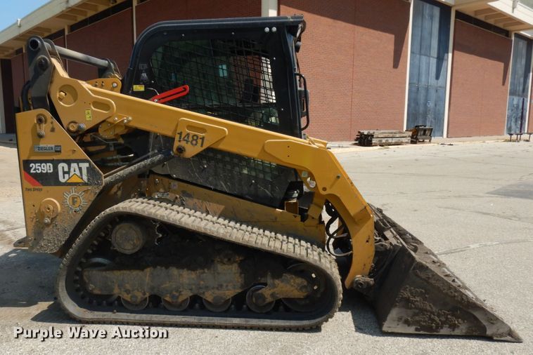 image for item DJ6089 2019 Caterpillar 259D  tracked skid steer loader
