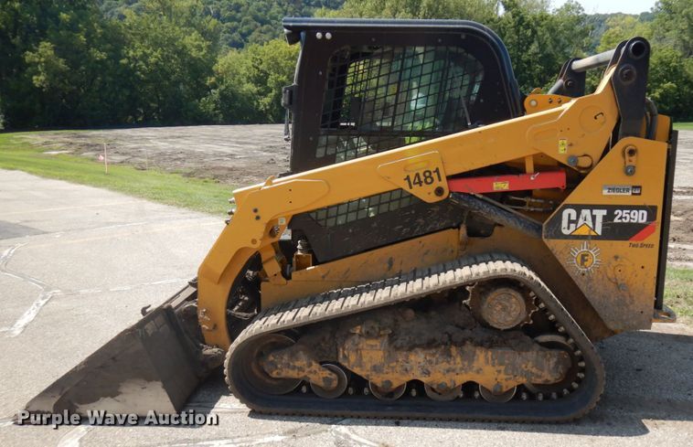 image for item DJ6089 2019 Caterpillar 259D  tracked skid steer loader