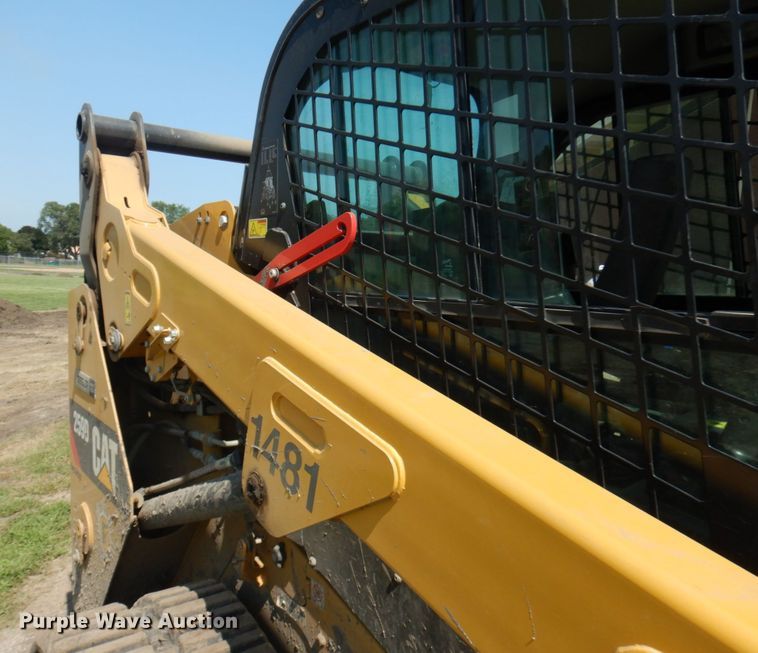 image for item DJ6089 2019 Caterpillar 259D  tracked skid steer loader