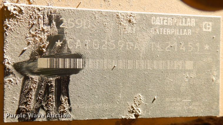 image for item DJ6089 2019 Caterpillar 259D  tracked skid steer loader