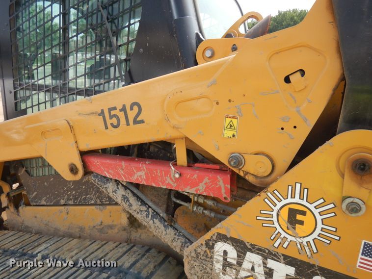 image for item DJ6092 2015 Caterpillar 259D  tracked skid steer loader
