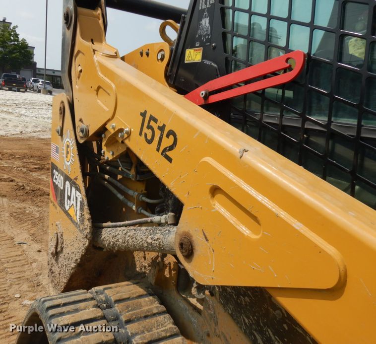 image for item DJ6092 2015 Caterpillar 259D  tracked skid steer loader