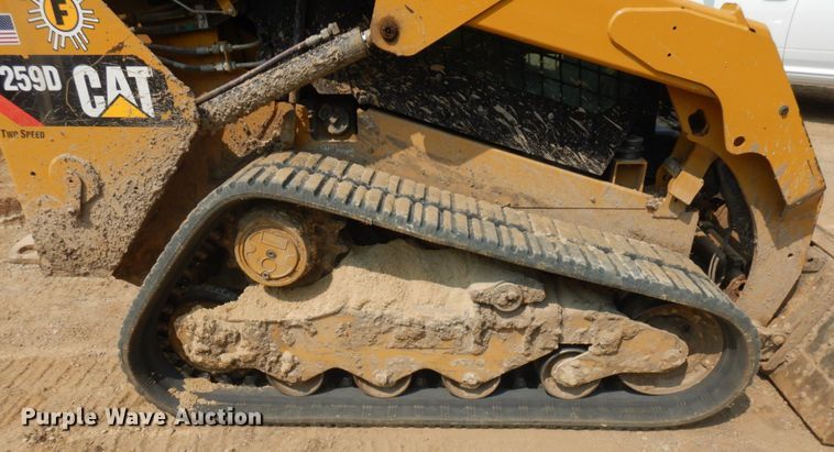 image for item DJ6092 2015 Caterpillar 259D  tracked skid steer loader