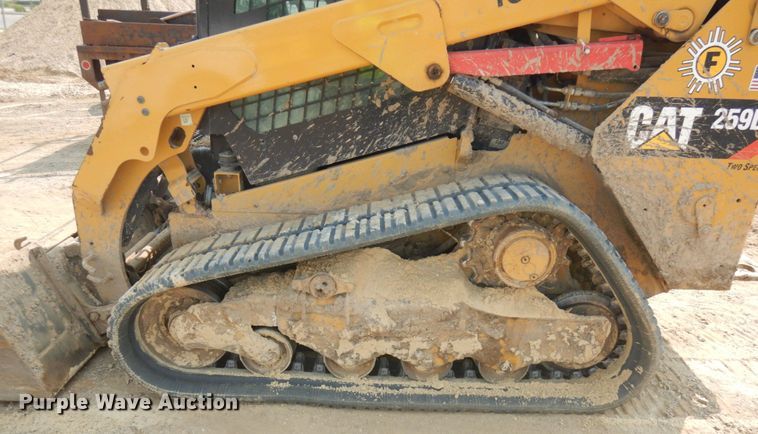 image for item DJ6092 2015 Caterpillar 259D  tracked skid steer loader