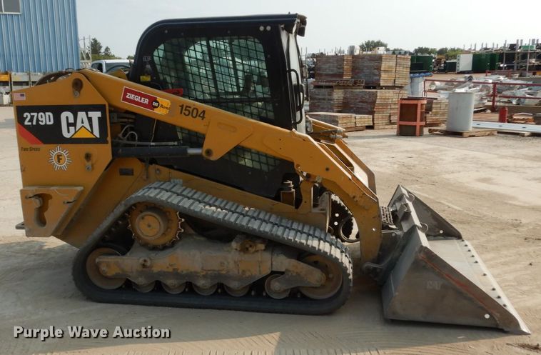 image for item DK3235 2016 Caterpillar 279D  tracked skid steer loader