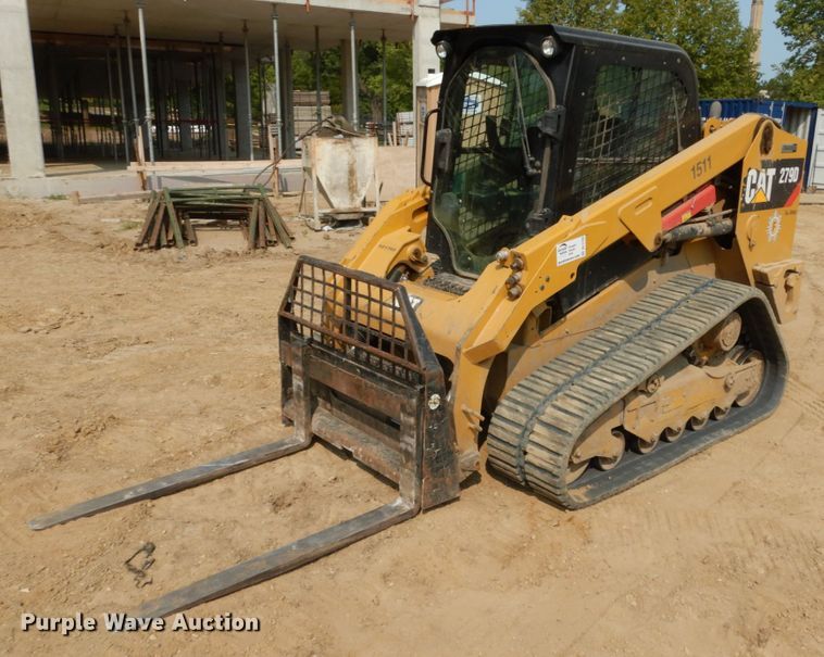 image for item DL1755 2019 Caterpillar 279D  tracked skid steer loader