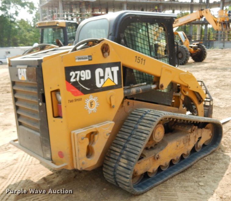 image for item DL1755 2019 Caterpillar 279D  tracked skid steer loader