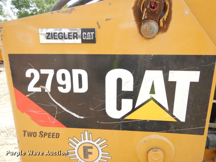 image for item DL1755 2019 Caterpillar 279D  tracked skid steer loader