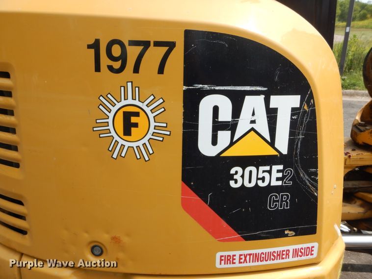 image for item DL1757 2015 Caterpillar 305E2 CR  mini excavator