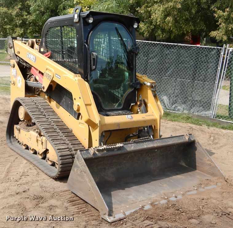 image for item DL1758 2019 Caterpillar 249D3  tracked skid steer loader