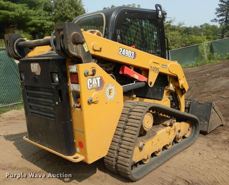 image for item DL1758 2019 Caterpillar 249D3  tracked skid steer loader