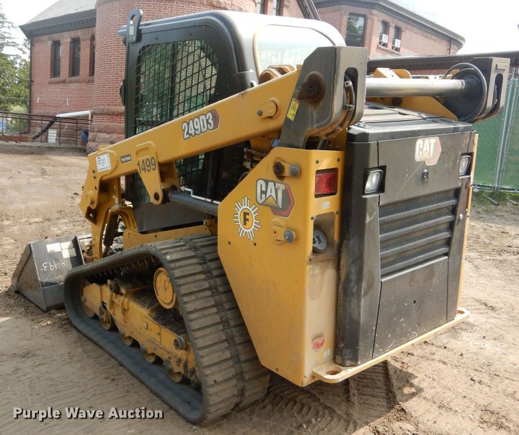 image for item DL1758 2019 Caterpillar 249D3  tracked skid steer loader