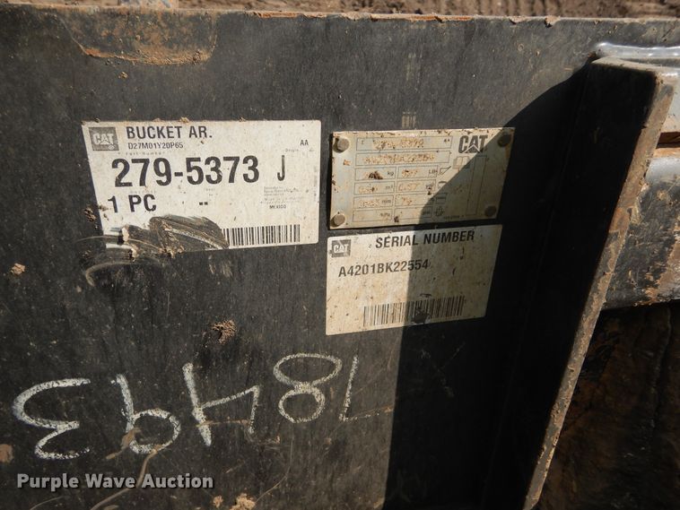 image for item DL1758 2019 Caterpillar 249D3  tracked skid steer loader