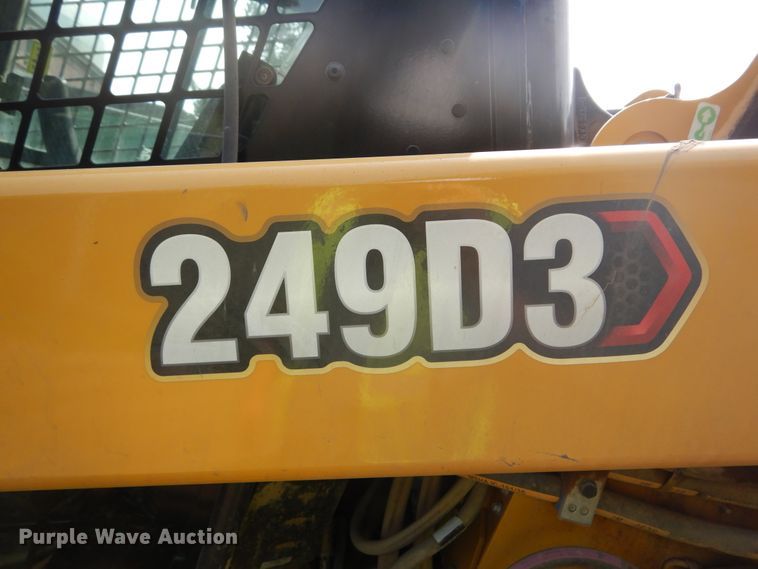 image for item DL1758 2019 Caterpillar 249D3  tracked skid steer loader