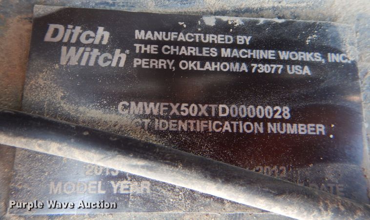 image for item DL6244 2013 Ditch Witch FX50  vacuum excavator