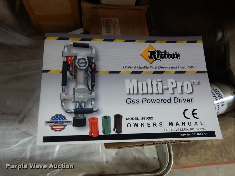 image for item JQ9094 Rhino Multi-Pro  post driver
