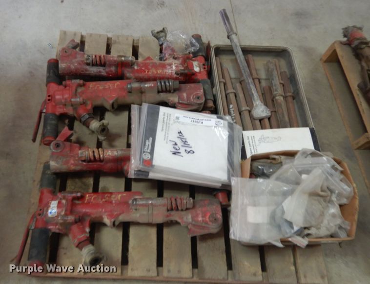 image for item KJ9917 (4) Chicago Pneumatic CP1210 jack hammers