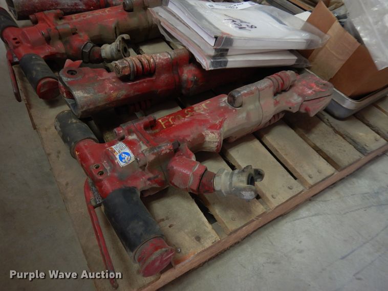 image for item KJ9917 (4) Chicago Pneumatic CP1210 jack hammers