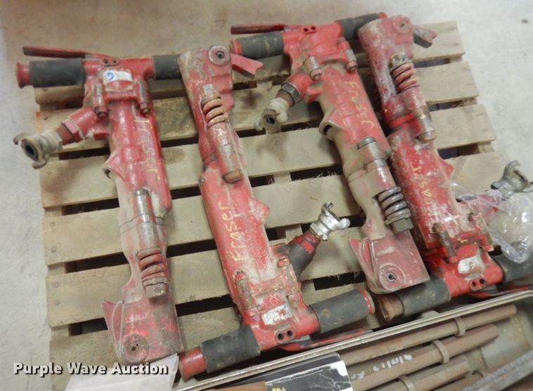 image for item KJ9917 (4) Chicago Pneumatic CP1210 jack hammers