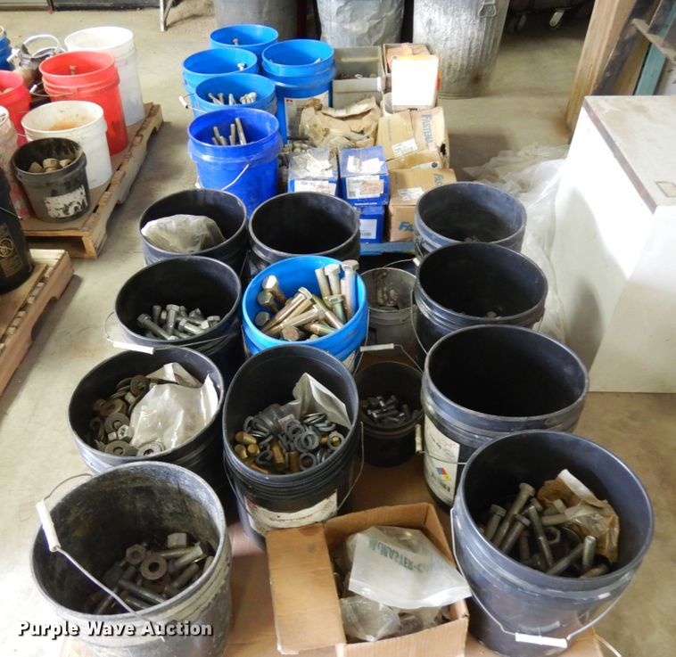 (2) pallets of nuts and bolts in Rochester, MN Item KJ9957 sold