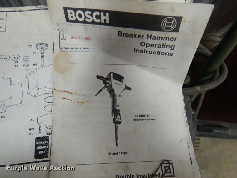 image for item KJ9961 Bosch 11304  jack hammer