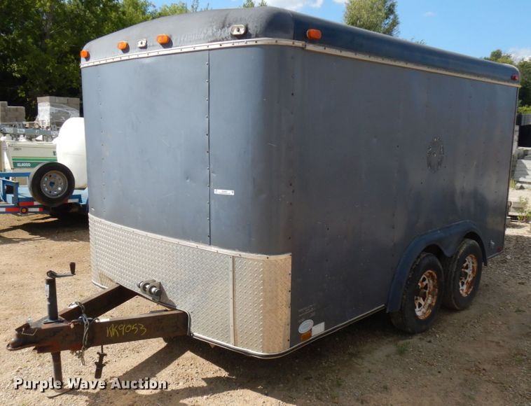 image for item KK9053 1995 United Express Line  enclosed cargo trailer