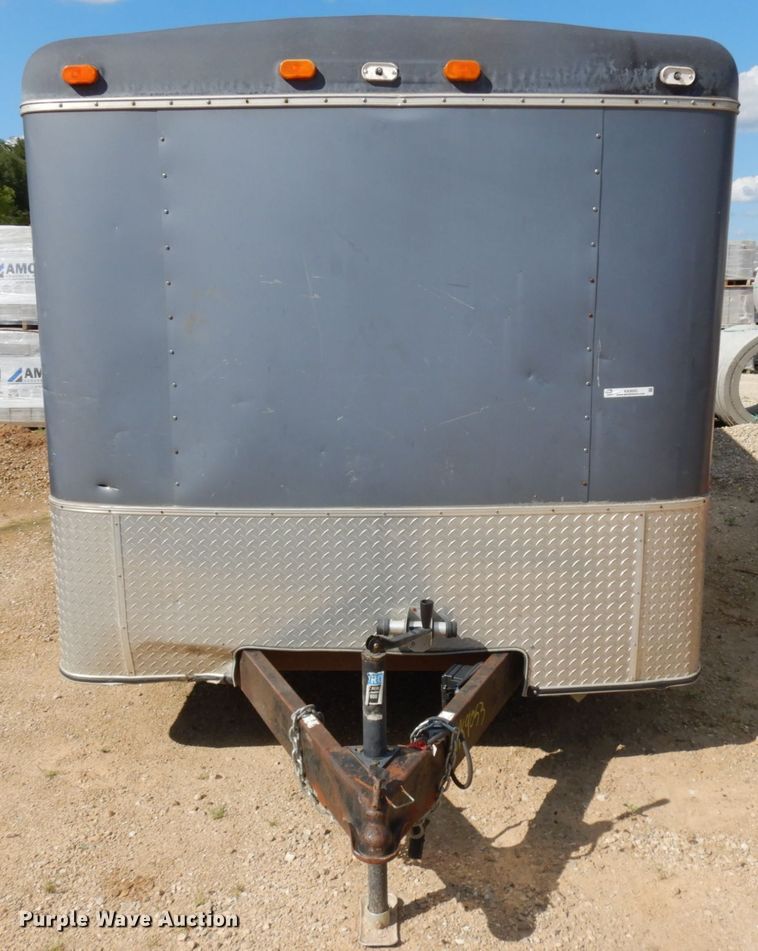 image for item KK9053 1995 United Express Line  enclosed cargo trailer