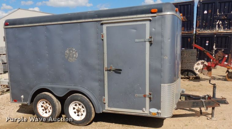 image for item KK9053 1995 United Express Line  enclosed cargo trailer