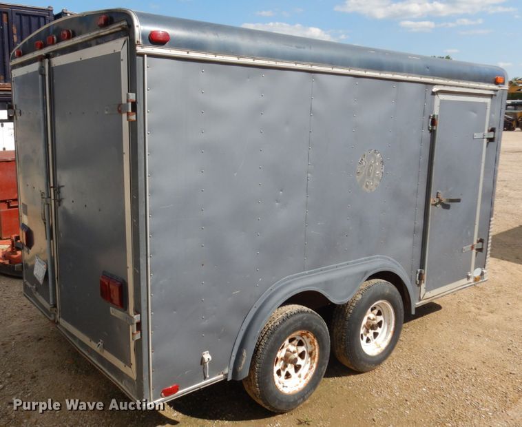 image for item KK9053 1995 United Express Line  enclosed cargo trailer