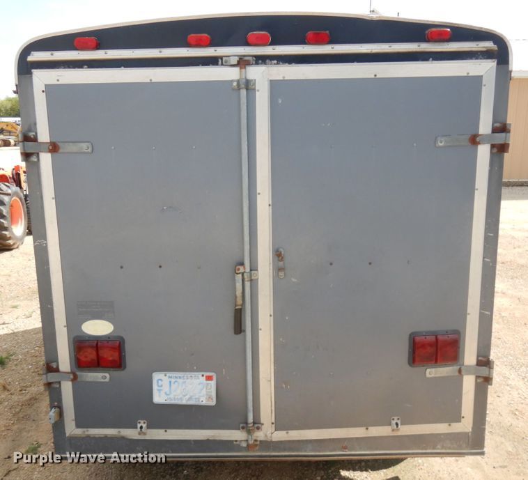 image for item KK9053 1995 United Express Line  enclosed cargo trailer
