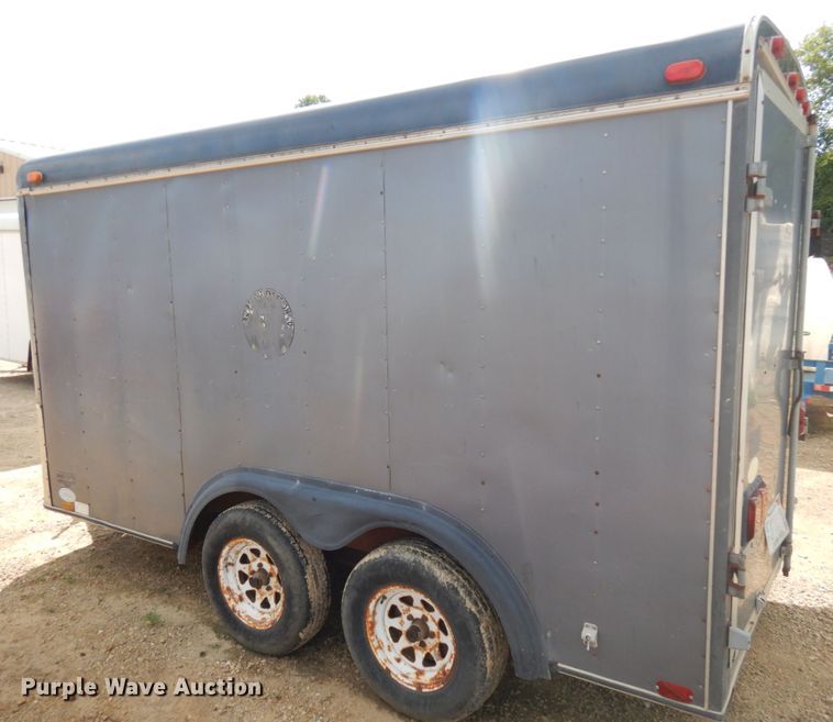 image for item KK9053 1995 United Express Line  enclosed cargo trailer